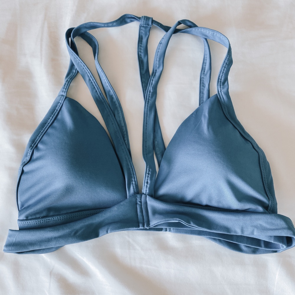 Blue Sports Bra